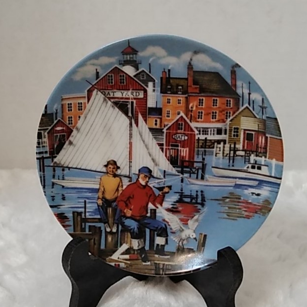 Vtg Avon American Portraits "The East" plate 1985